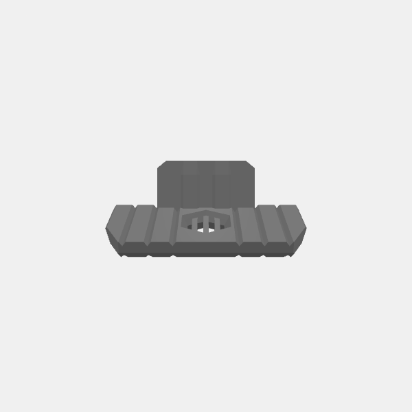 Landing Platform - Platform Angled Barricade v1.1.stl