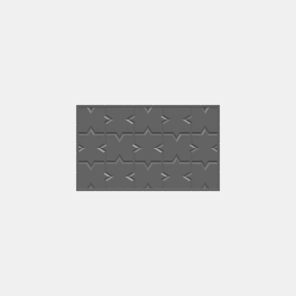 Rooms/Dungeon Plates - Dwarven Tile - 1.25 scale - 3x5 Room Rectangular v1.0.stl