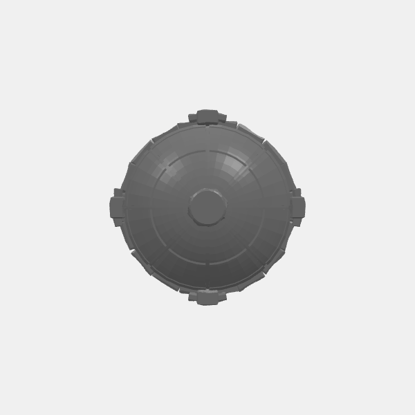 Tilestone - Domed Temple - Plain - Dome v1.0.stl