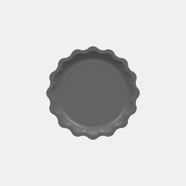 Fallout Wasteland Warfare - Bottlecap Tokens - Slow v1.0.stl