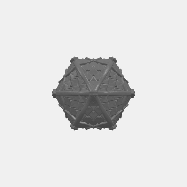 Aetherstone - Dwellings Roof - Domed Scaled Roof v1.1.stl