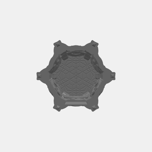 Aetherstone - Dwellings Base - Diamond Stone Wall Curved Inwards walls v1.1.stl