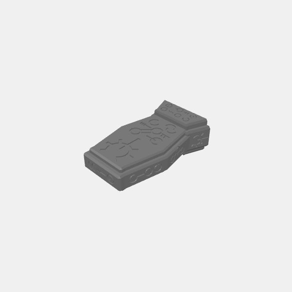 Xenos Necrotic - Obelisk - Trapezoidal Slab Tall v1.0.stl