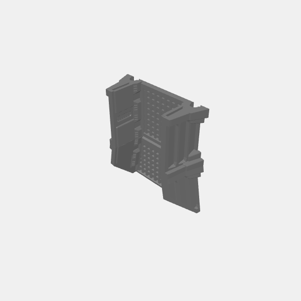 Legion - Imperial Trench - End - Open v2.0.stl