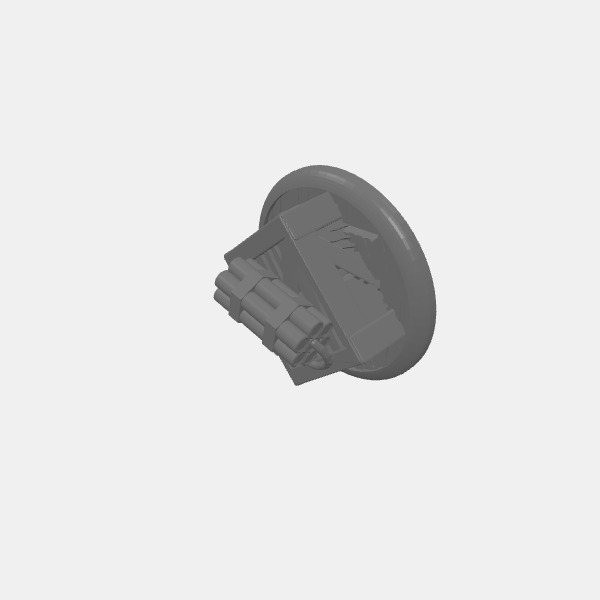 BRUTL - Token 3D 30mm - Boom Box v1.0.stl