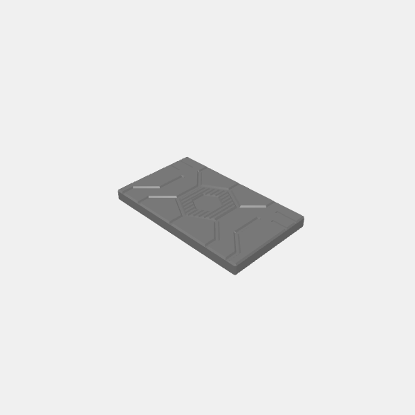 Sci Fi - Walls - Wall Bulkhead 100mm v1.0.stl
