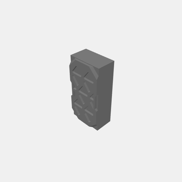 Floor Tiles -Triangle Grating/IA-Sablebadger-Starship-Triangle Grating v1.1.stl