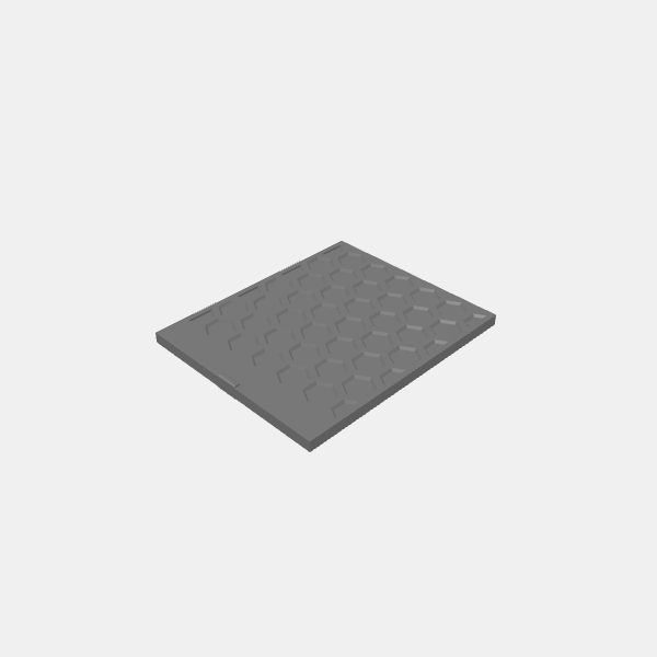 Walls - Starship/Door-Wide-Hex-Sablebadger-Starship - USE VASE MODE EXPERIMENTAL v1.0.stl