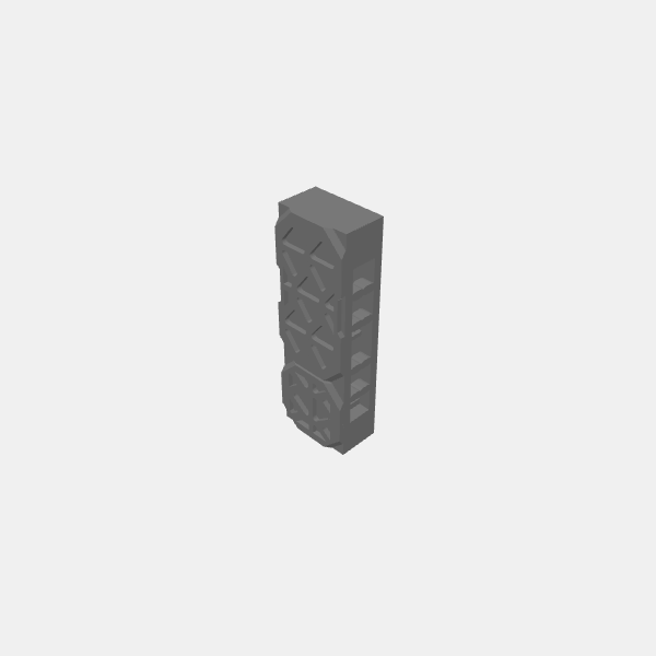Floor Tiles -Triangle Grating/BA-Sablebadger-Starship-Triangle Grating v1.1.stl
