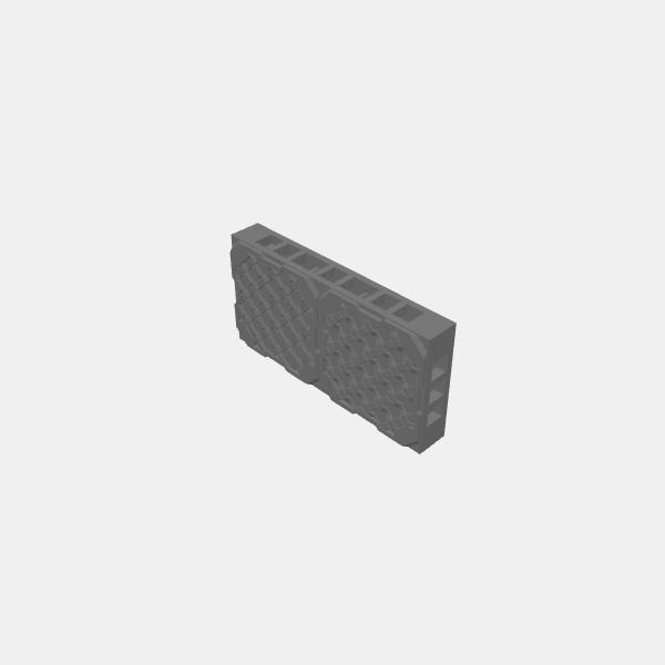 Floor Tiles - Mesh Grating/S-Sablebadger-Starship-Mesh Grating v1.1.stl
