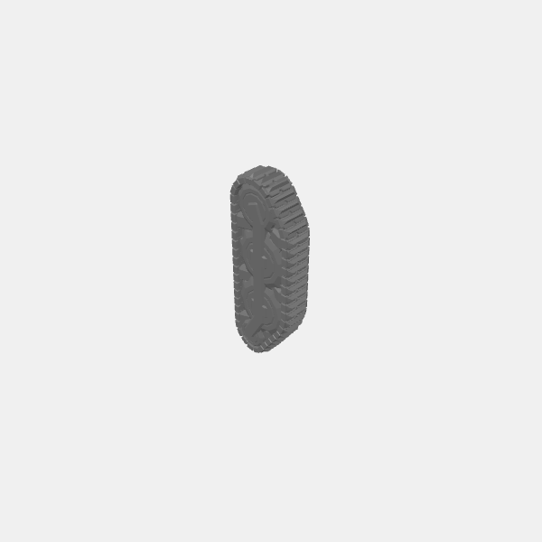 BRUTL - Modular Tank - Tracks - Large Trapezoidal R 1.0.stl