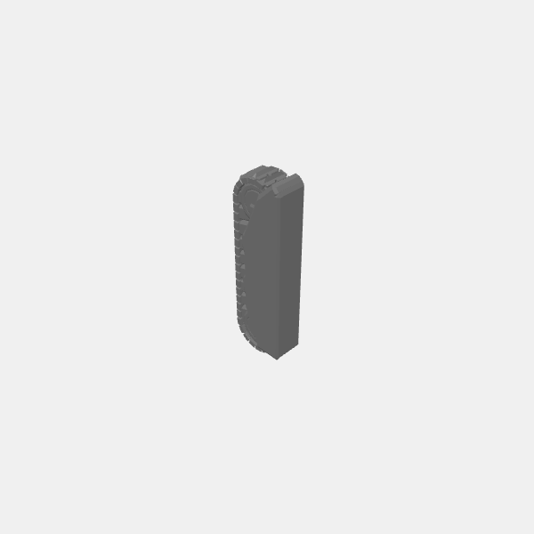 BRUTL - Modular Tank - Tracks - Short Covered R 1.0.stl