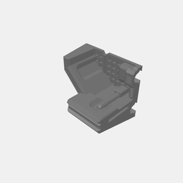 Sci Fi - Trench Barricades - End L v1.0.stl