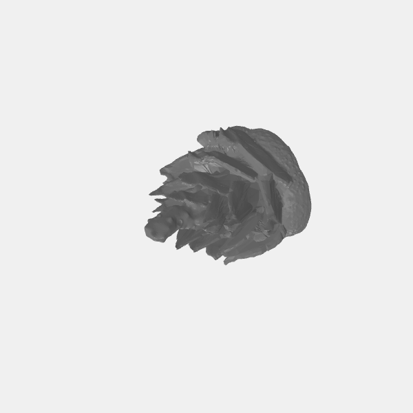 Alien Flora - Radial Leaf Shrub 4 v1.0.stl