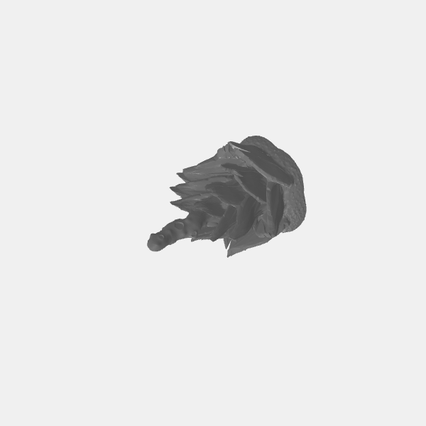 Alien Flora - Radial Leaf Shrub 5 v1.0.stl