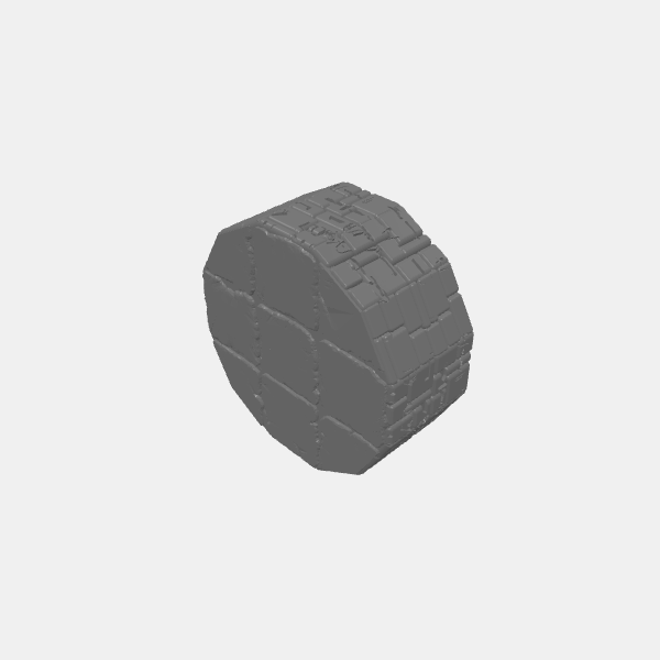 Stackers - Ancient Sandstone - Block Round 3x3 Mid v1.0.stl