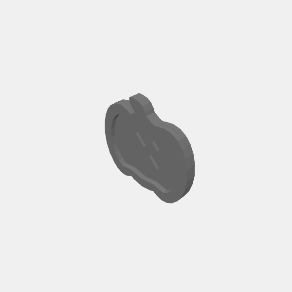 Game Tokens - Pumpkin Shape - X v1.0.stl