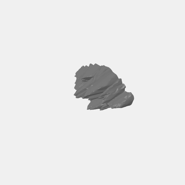 Terrain - Jagged Rock Formations - Wall with Small Pools 1 v1.0.stl