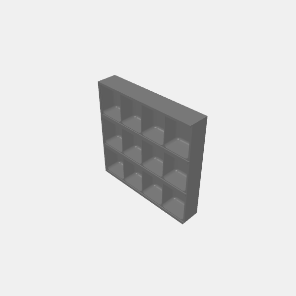 Game Token Box with Sliding Top - Box 3x4 v1.0.stl