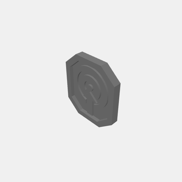 Game Tokens - Target Up Arrow v1.0.stl