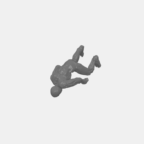 Mini - Disemboweled Ghoul ALPHA v1.3.stl