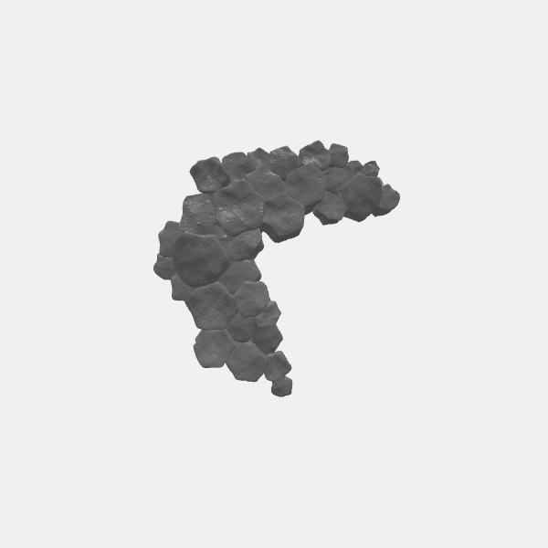 Terrain - Columnar Basalt Flat Stack med 3 v1.0.stl
