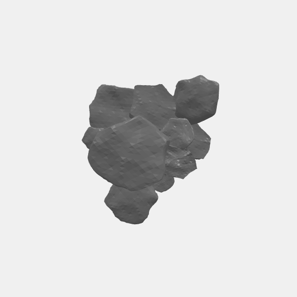 Terrain - Columnar Basalt Sm Cluster Stack 2 v1.0.stl