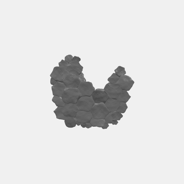 Terrain - Columnar Basalt Flat Stack med 6 v1.0.stl