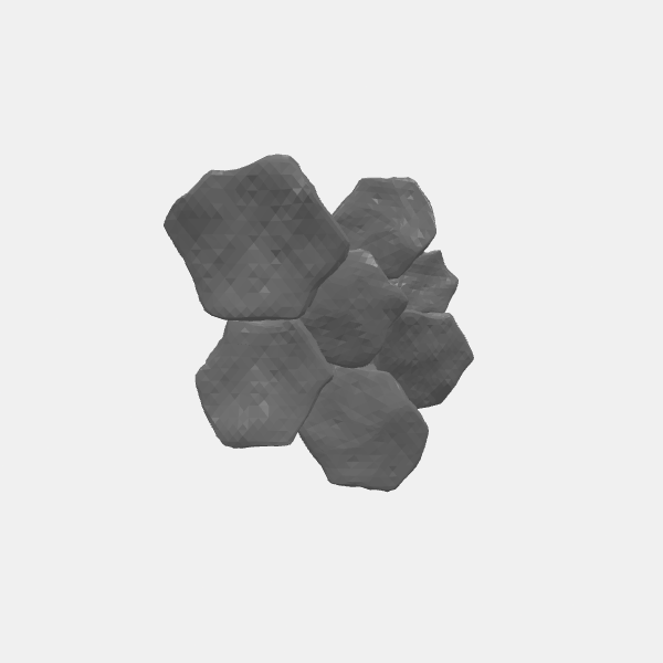 Terrain - Columnar Basalt Sm Cluster Stack 3 v1.0.stl