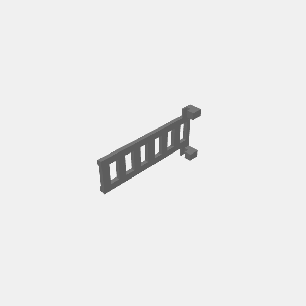 Sci Fi - Modular Buildings - Hook Accessory - Ladder v1.0.stl