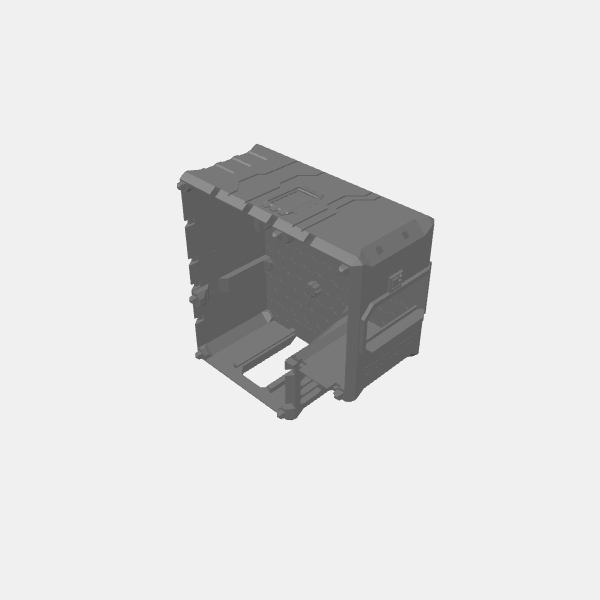 Sci Fi - Modular Buildings L Shape Ground Floor A v1.3.stl