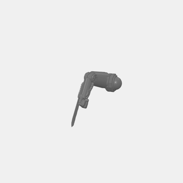 MRD-3r Bot - Modular - Left Arm with Knife 1 v1.1.stl