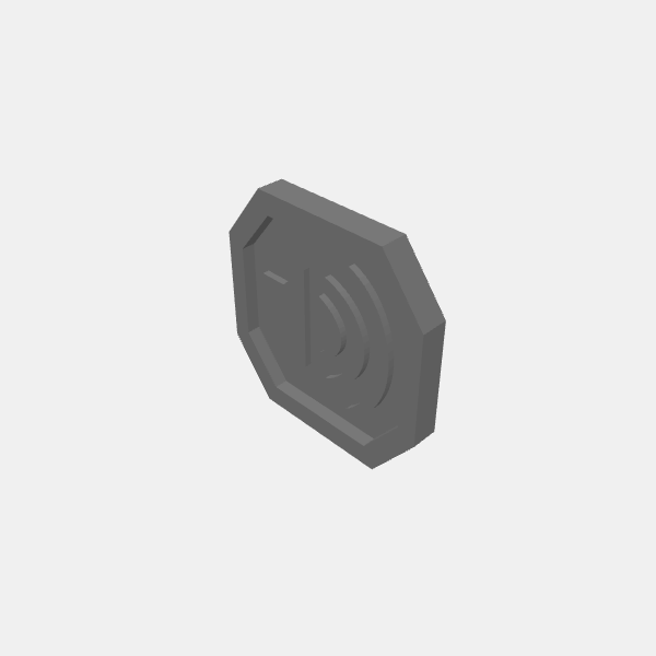 Gaming Tokens - Noise v1.1.stl