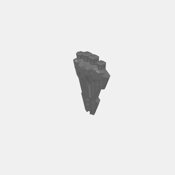 A Billion Suns - Kiriian Collective - Mass 3 - Cruiser v1.1.stl