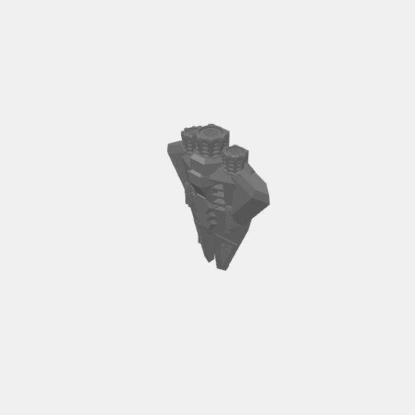 A Billion Suns - Kiriian Collective - Mass 2 - Frigate v1.1.stl