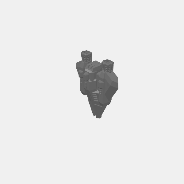 A Billion Suns - Kiriian Collective - Mass 1 - Gunship v1.1.stl