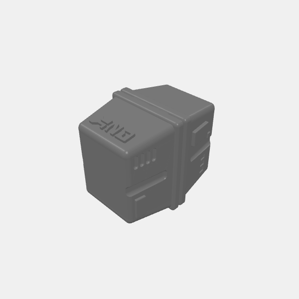 Mini - GNK droid - split - Top v1.0.stl