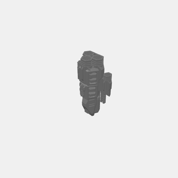 Billions Suns - Mellivoran Fleet - Ship - Frigate v1.0.stl
