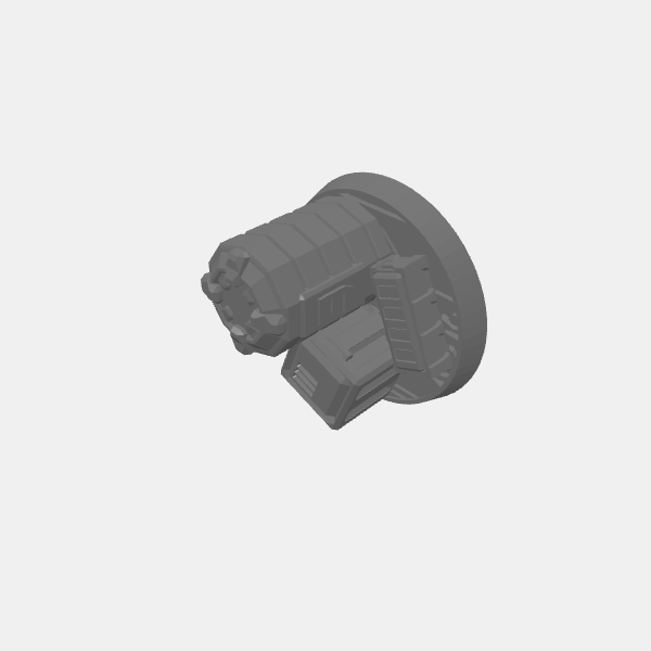 Loot Marker - Barrel and Crates/Sci Fi - Objective Marker -32mm base - Barrel and Crates - 3 v1.0.stl