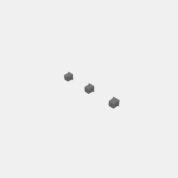 Pegs/A Billions Suns - 3x Peg Holes v1.0.stl