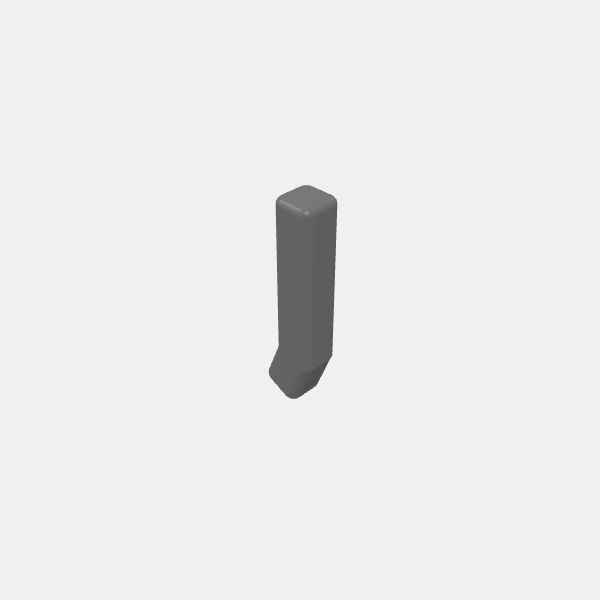Bases and Pegs/Billions Suns - Stand - Peg - 2.8mm - 15mm 22deg Bend - v1.1.stl