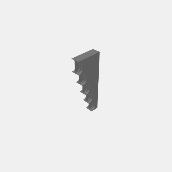 Display Rack Sides/Display Stands middle section x5 v1.0.stl