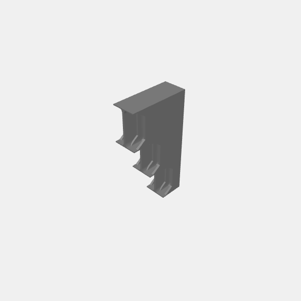 Display Rack Sides/Display Stands middle section x3 v1.0.stl