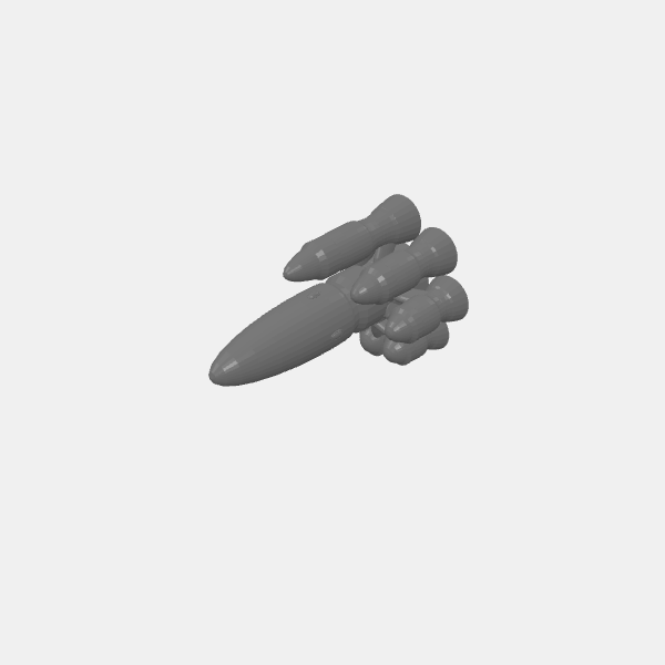 Space Elf Aliens - Scatter Spires 5 v1.0.stl