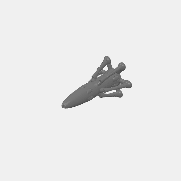 Space Elf Aliens - Scatter Spires 3 v1.0.stl