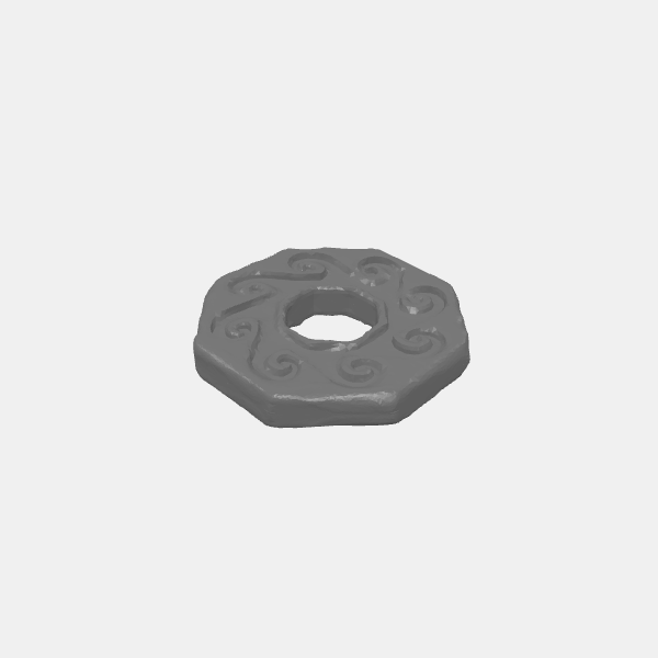 RPG Coins - Copper Waves Coin - v1.0.stl