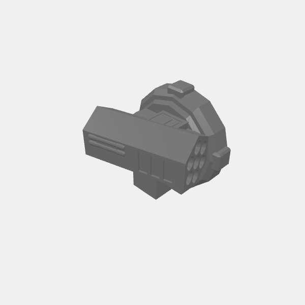 Gaslands - Mounted Rocket Launcher v1.0.stl