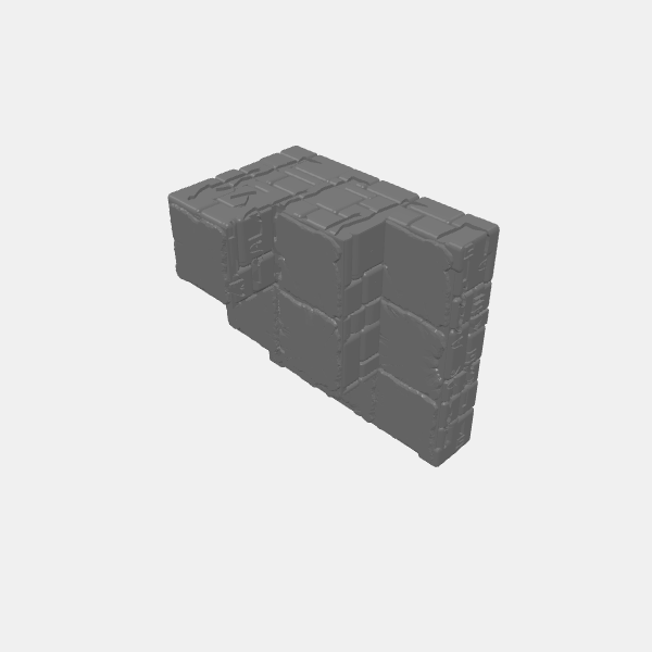 Ancient Sandstone Stackers - Stair Square 3x3 Corner Up v1.0.stl