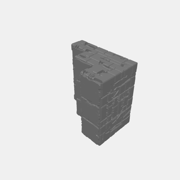 Ancient Sandstone Stackers - Stair Square 3x3 Full v1.0.stl