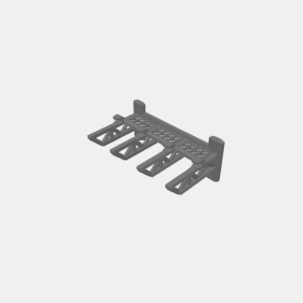 Gaslands Billboards - Roadside Scaffold med width v1.0 .stl